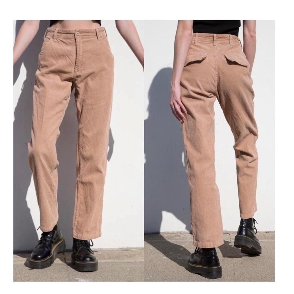 4/45$ Sunny corduroy pants in tan by John Galt | Brandy Melville